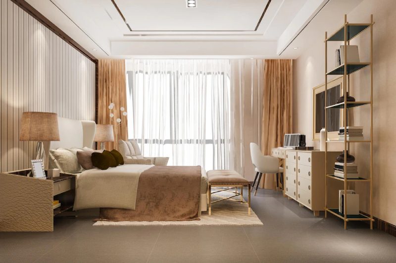 beautiful-luxury-bedroom-suite-hotel-with-tv-shelf